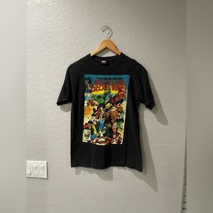 Vintage Y2K Marvel Mad Engine “Secret Wars”‎ Shirt Size Medium